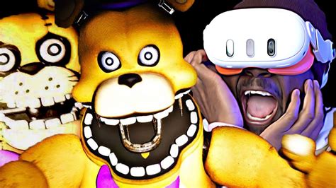 Playing The Scariest Fnaf Free Roam Game In Vr Those Nights At