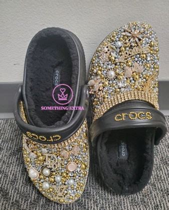 Fur Lined Clogs W/ Full Embellishments adult - Etsy