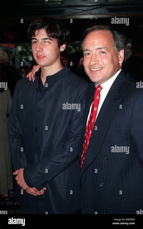 NEWSREADER ALISTAIR STEWART AND HIS SON ALEX AT THE UK PREMIERE OF ...