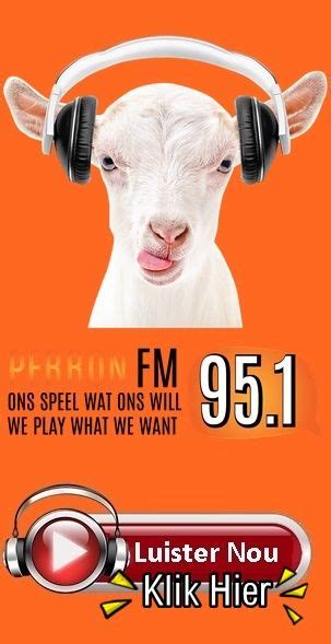 A Goat With Headphones On Its Ears And The Words Listen To Him