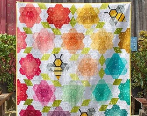 Krista Mosers Bumblebee Blossoms Featuring Modas Ombre Blooms With