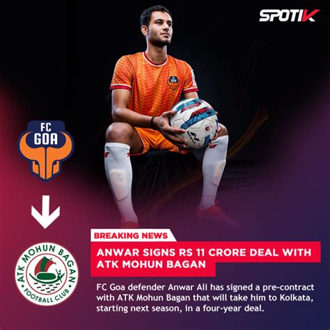 Anwar Signs Rs Crore Deal With Atk Mohun Bagan Us Health