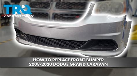 How To Replace Front Bumper Cover Dodge Grand Caravan A Auto