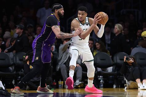 LA Lakers Vs Milwaukee Bucks Starting Lineups And Depth Charts For