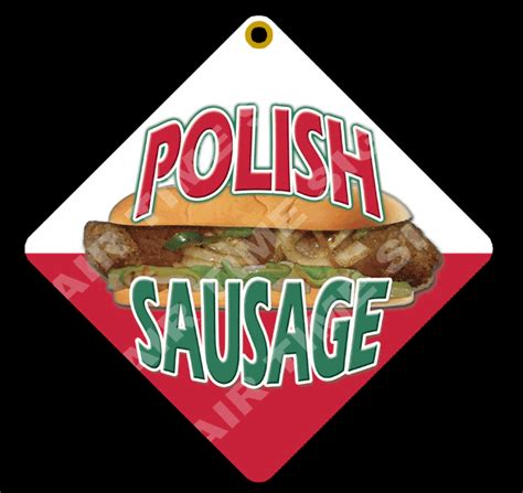 Polish Sausage Diamond Concession Sign Trailer Stand 12 X 12 2