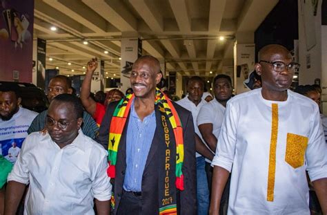 Photos Newly Elected Rugby Africa President Herbert Mensah Returns