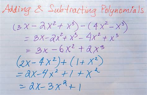 Multiplying Polynomials Math Tutoring Exercises