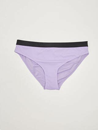 LCW DREAM Lila Kadın Düz Bikini Alt S CL Z FKW LCW