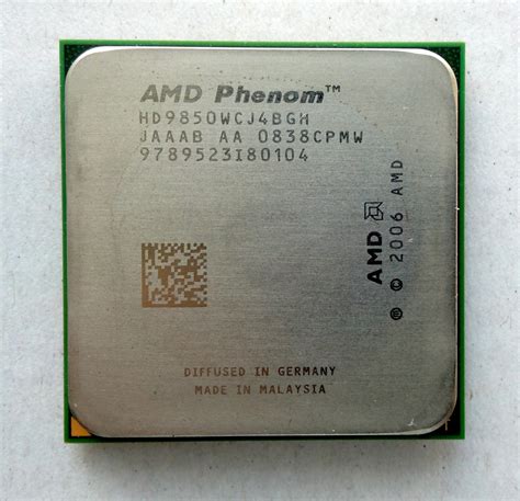 Процессор AMD Phenom X4 9850 2,5GHz sAM2+ Tray 95 watt (HD9850WCJ4BGH ...