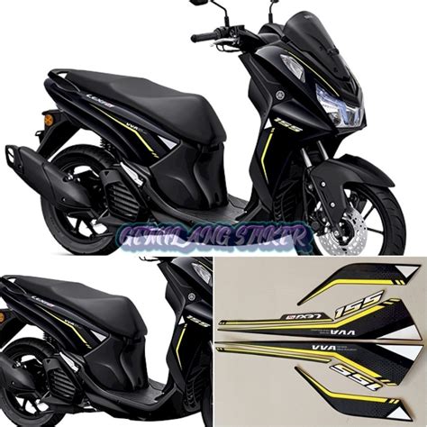 Hitam Yamaha Lexi Vva