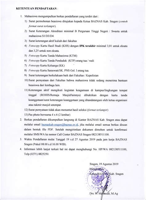 Surat Permohonan Bantuan 3
