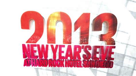 New Years Eve 2013 At Hard Rock Hotel San Diego With The Ec Twins Youtube