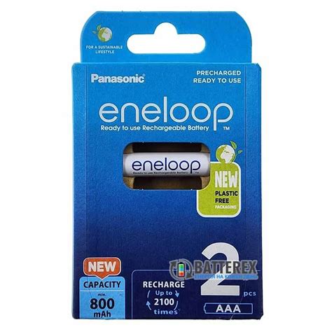 Aaa Panasonic Eneloop 800 Mah Bk 4mcde 2be Ecobox 2 аккумулятора в