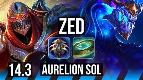 Zed Vs Aurelion Sol Mid 8 Solo Kills 800 Games 12 2 3 Legendary