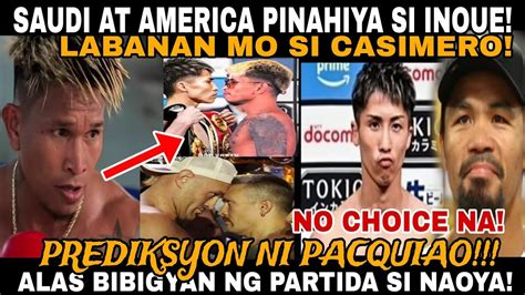 INOUE PUMALAG NA SA PARTIDA NI CASIMERO PAHIYA ANG HAPON SA AMERICA