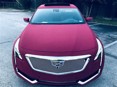 Paul Walls Cadillac Ct6 Wrapped In Red Suede Screwed Up