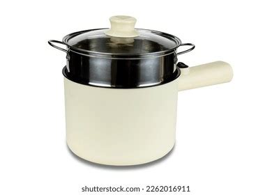 Multifunctional Electric Cooking Hot Pot Isolated Stock Photo