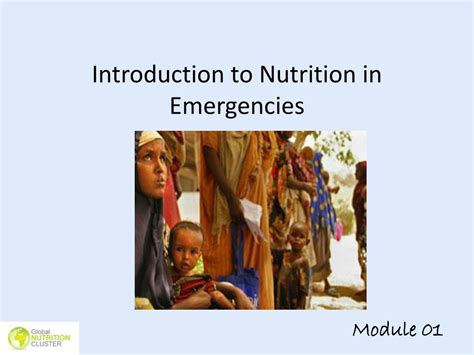 Ppt Introduction To Nutrition In Emergencies Powerpoint Presentation