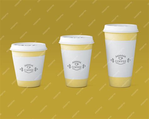 Premium Psd Paper Coffee Cup Mockup