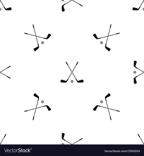 Crossed Golf Club Vector