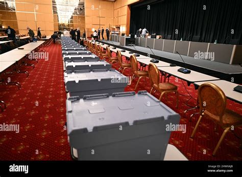 Cologne Germany Th Mar Boxes Of Trial Files Stand On Tables