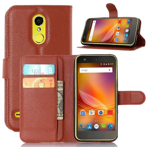 Fashion PU Leather Case Cover For ZTE Blade X5 Flip Protective Cell ...