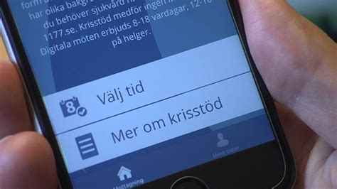 Sjukvården Erbjuder Digitalt Krisstöd Svt Nyheter