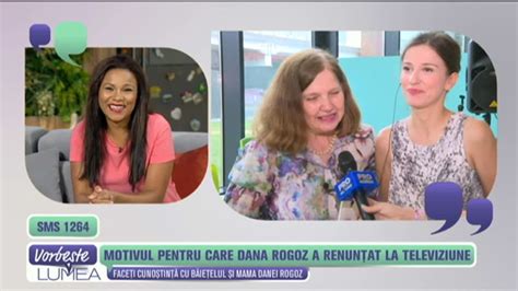 Motivul Pentru Care Dana Rogoz A Renunta La Televiziune Scene Si