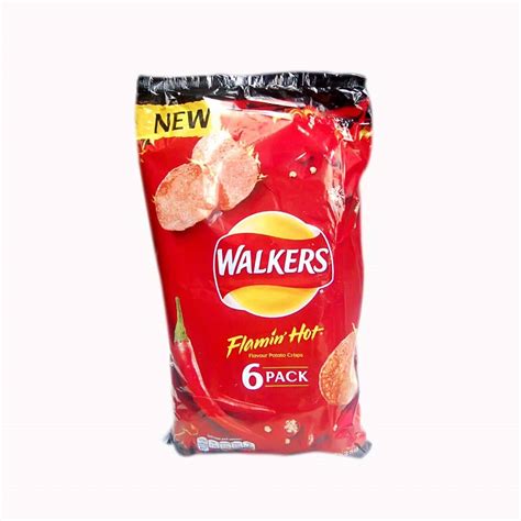 Walkers Flamin Hot Crisps Flobat
