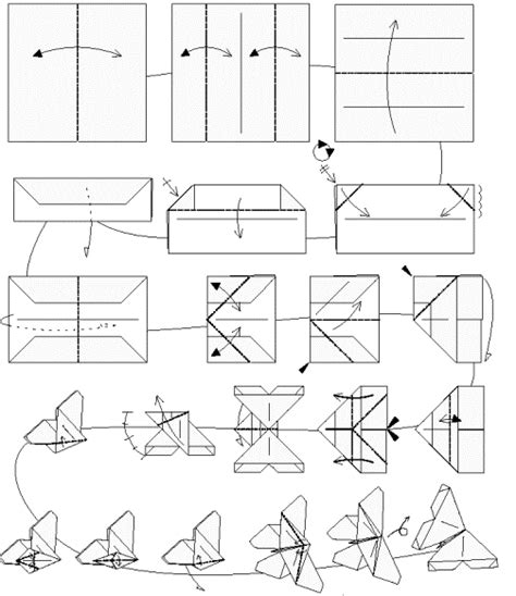 origami instructions butterfly diagram ~ make origami easy instructions ...