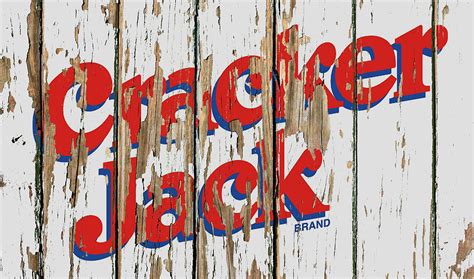 Cracker Jack Vintage Logo on Old Wall Mixed Media by Design Turnpike ...