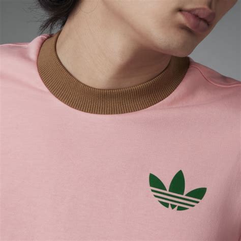 Adidas Adicolor S Large Trefoil Tee Pink Adidas Australia