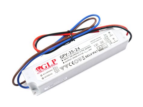 ZASILACZ HERMETYCZNY GPV 35 24 36W 1 5A 24V DO LED Zasilacz 24V GPV 35