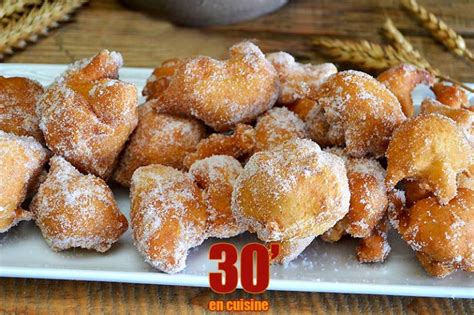 Beignets soufflés au sucre 30 minutes en cuisine