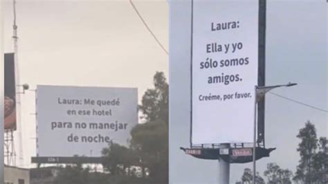 Pide perdón a su novia colocando espectaculares Amor 91 7 Xalapa