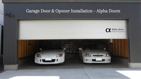 Electric Garage Door Installation In NZ - Alpha Doors - Medium