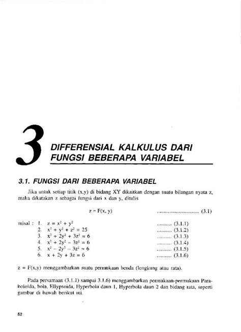 PDF Bab3 Differensial Kalkulus Dari Fungsi Beberapa Variabel