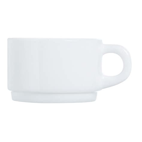 Taza Luminarc Apilable Apilable Blanco Vidrio 280 Ml 6 Unidades Pack