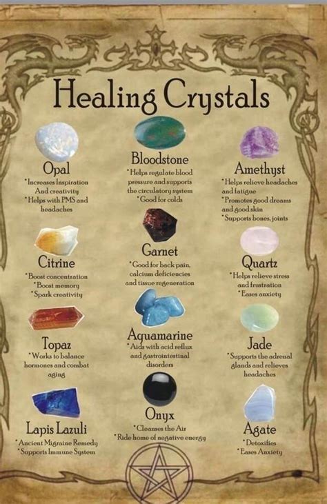 Healing crystals – Artofit