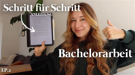 SO kommst du PERFEKT durch Bachelorarbeit Schritt für Schritt