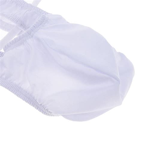 Men Sexy Pouch Thong Underwear Borat Mankini Harness Bikini Lingerie White Fruugo UK