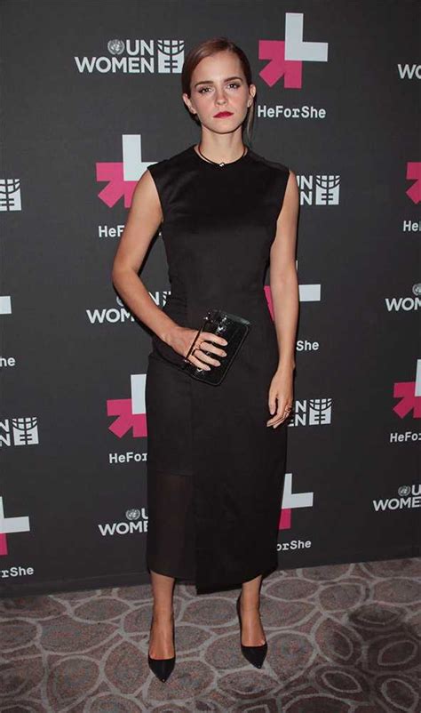 Emma Watson Wears Boss At Heforshe Campaign After Party Fashionsizzle