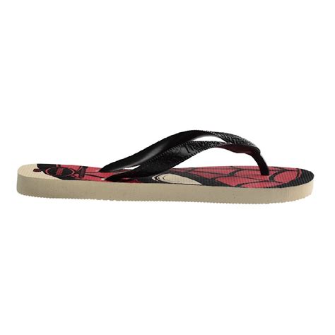 Chinelo Havaianas Top Marvel Logomania Juvenil Preto