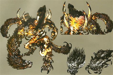 Centipede Demon Dark Souls Design Works Centipede Fang Dark Souls