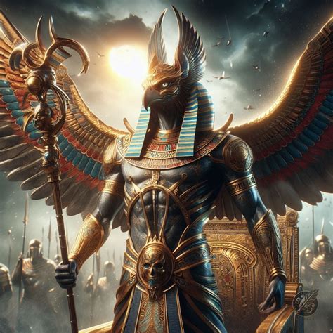 Horus Egyptian God of the Sky by GalleryBrisArt on DeviantArt