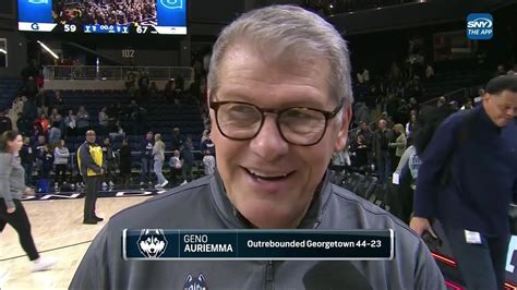 Coach Geno Auriemma Post Game Interview After Uconn Huskies Road