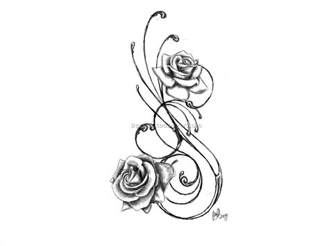 Heart And Rose Drawings In Pencil | Free download on ClipArtMag