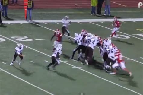 Horrible High School Football Snap Ends In Pick 6 Interception News