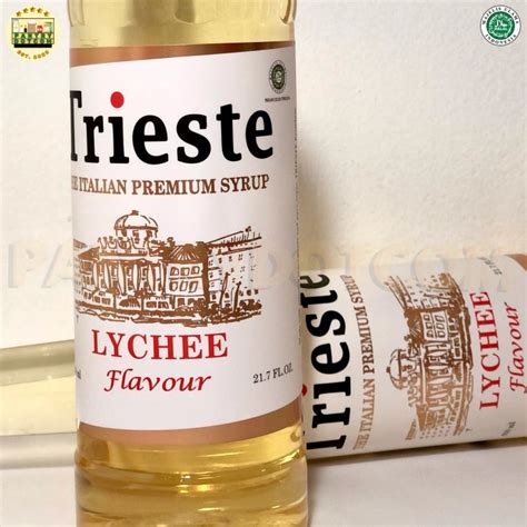 Jual Trieste Syrup Rasa Lychee Sirup Premium 650Ml Shopee Indonesia