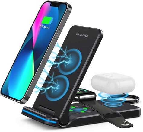 Ładowarka indukcyjna 3w1 15W Wireless Charger IPhone 15 14 13 12 11